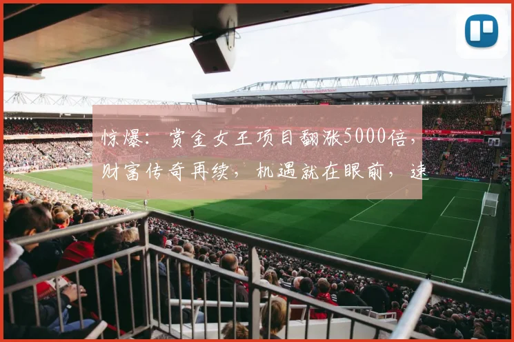 惊爆：赏金女王项目翻涨5000倍，财富传奇再续，机遇就在眼前，速来把握